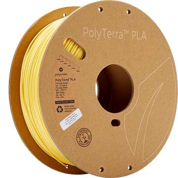 (UDGÅR) - Polymaker - PolyTerra PLA - Banana - 1.75mm - 1kg
