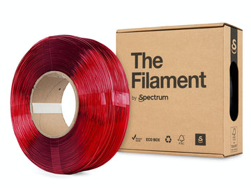 The Filament - PETG - Transparent Red - 1.75mm - 1kg - Refill