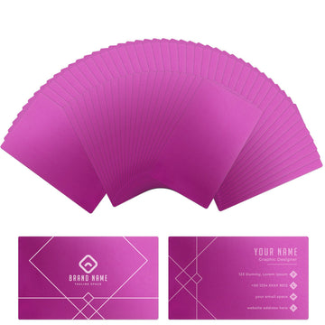 xTool - Purple Metal Visitkort 60pcs Laser Package
