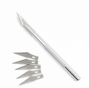 3D Model Processing Carving knife (with 6 blades)
