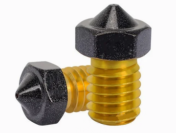 V6 Nozzle - Teflon Plated Brass - 1.75mm (Pick a Size)