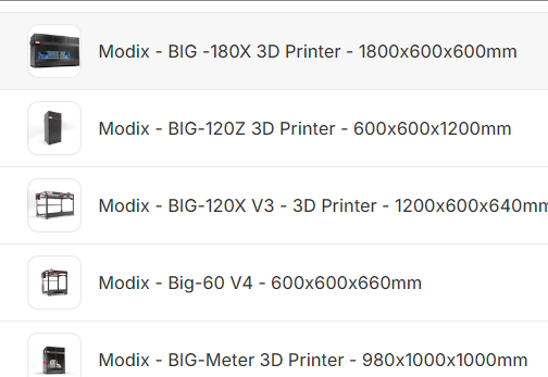 Mærker - Modix - 3D printer