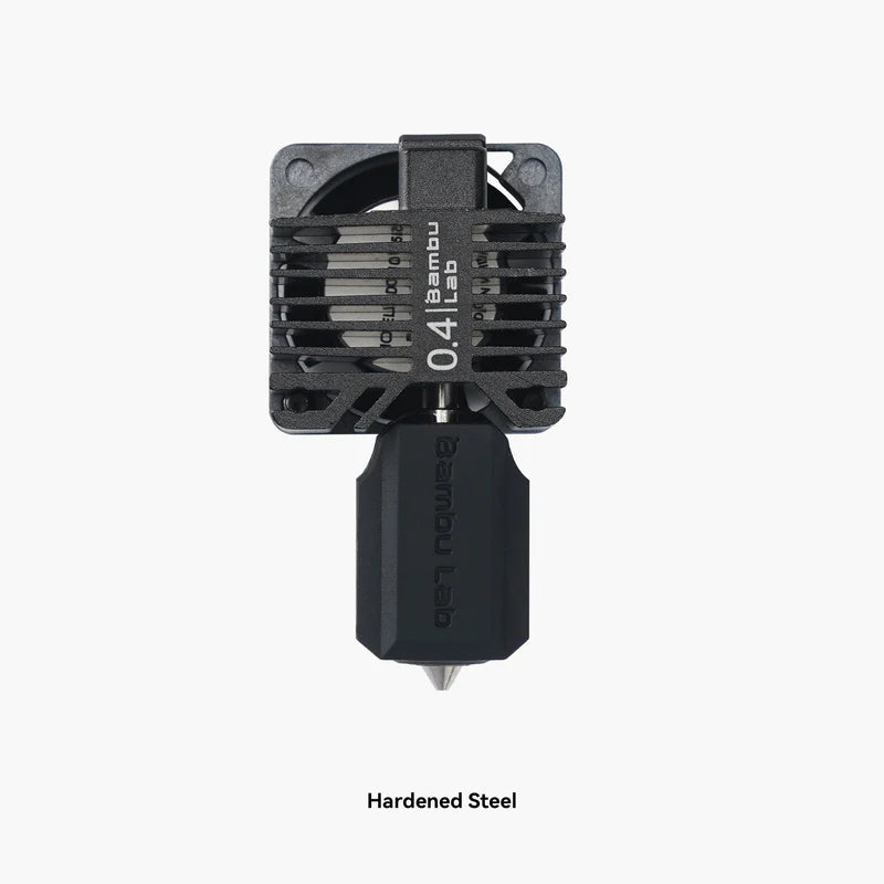 Bambu Lab - Complete Hotend Assembly - Hardened Steel - X1C (Pick a Size)