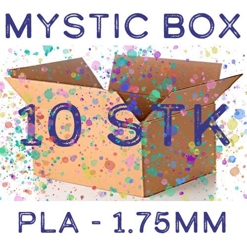 10 stk - MYSTIC BOX - Ass. Color & KG - PLA Filament - 1.75mm