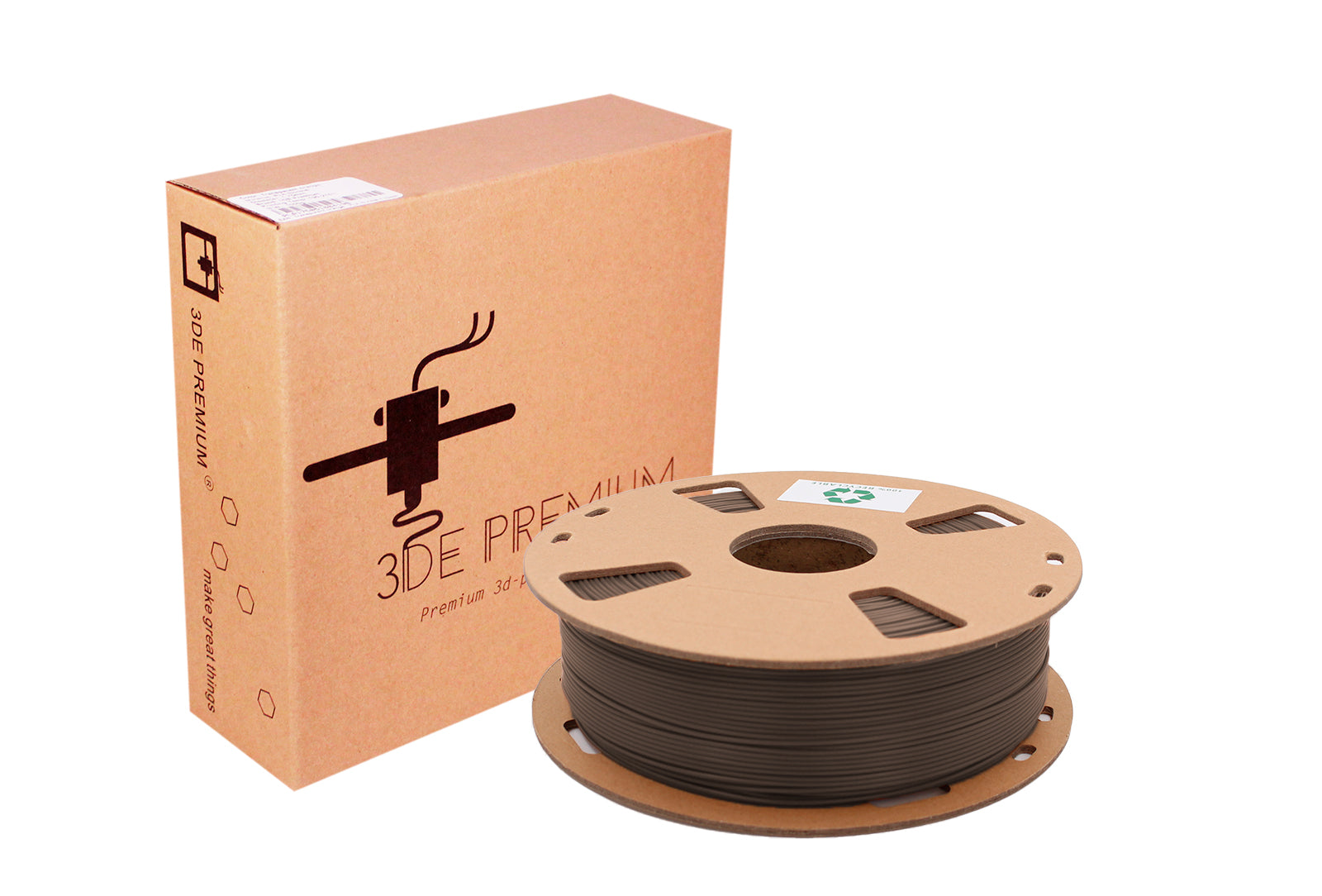 <tc>Schokoladenbraun – 3DE Premium ABS-Filament – ​​1,75 mm</tc>