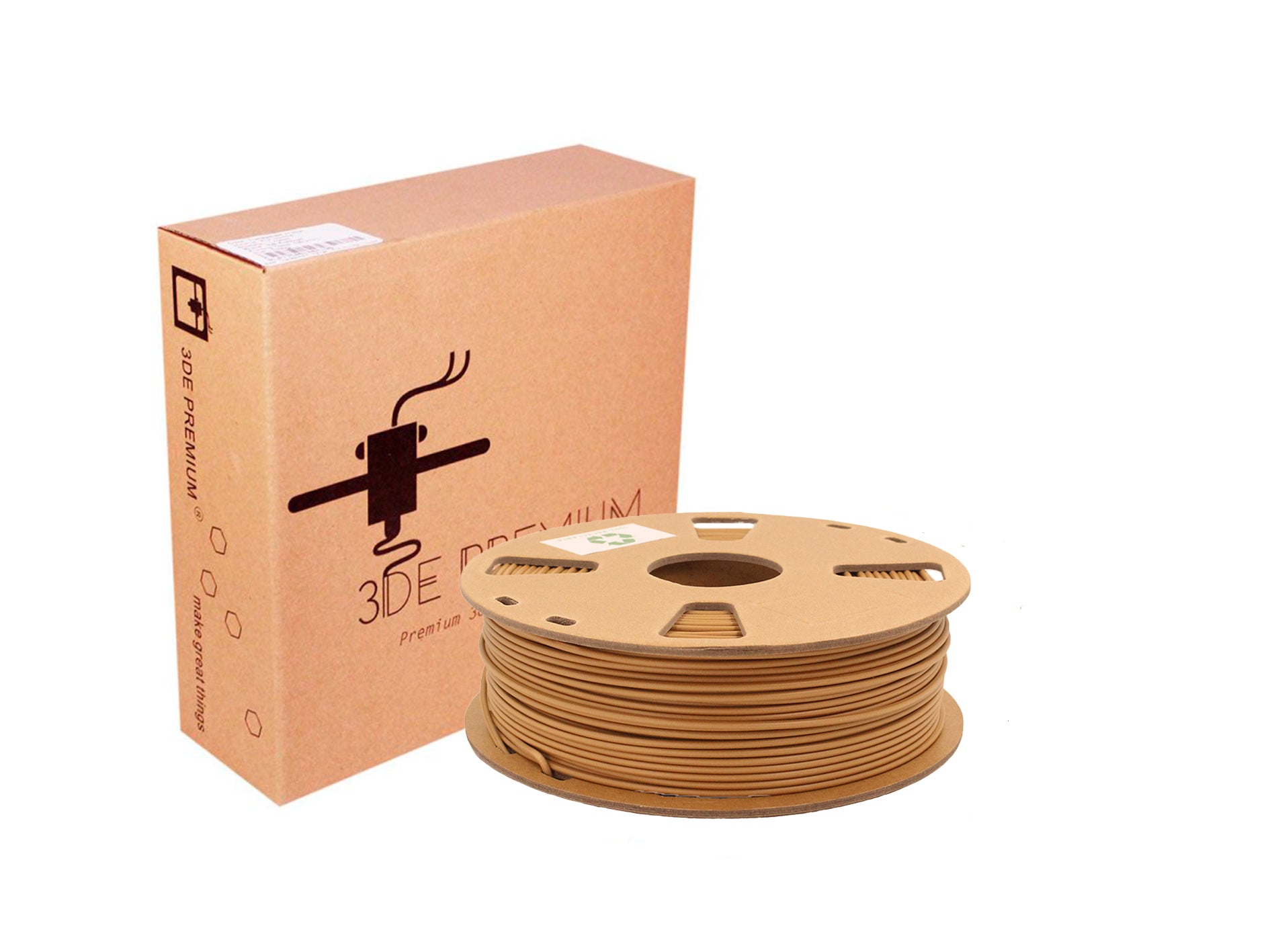 3DE Premium - PLA - Dark Wood - 2.85mm - 1kg