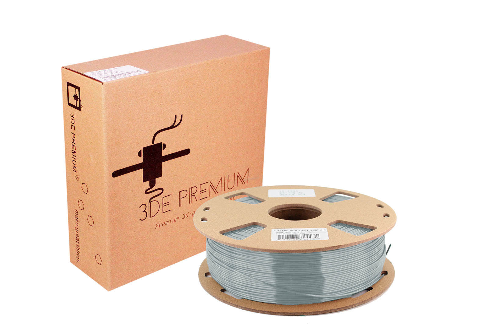 <tc>Seidiges Silber - 3DE Premium PLA - 1,75</tc>