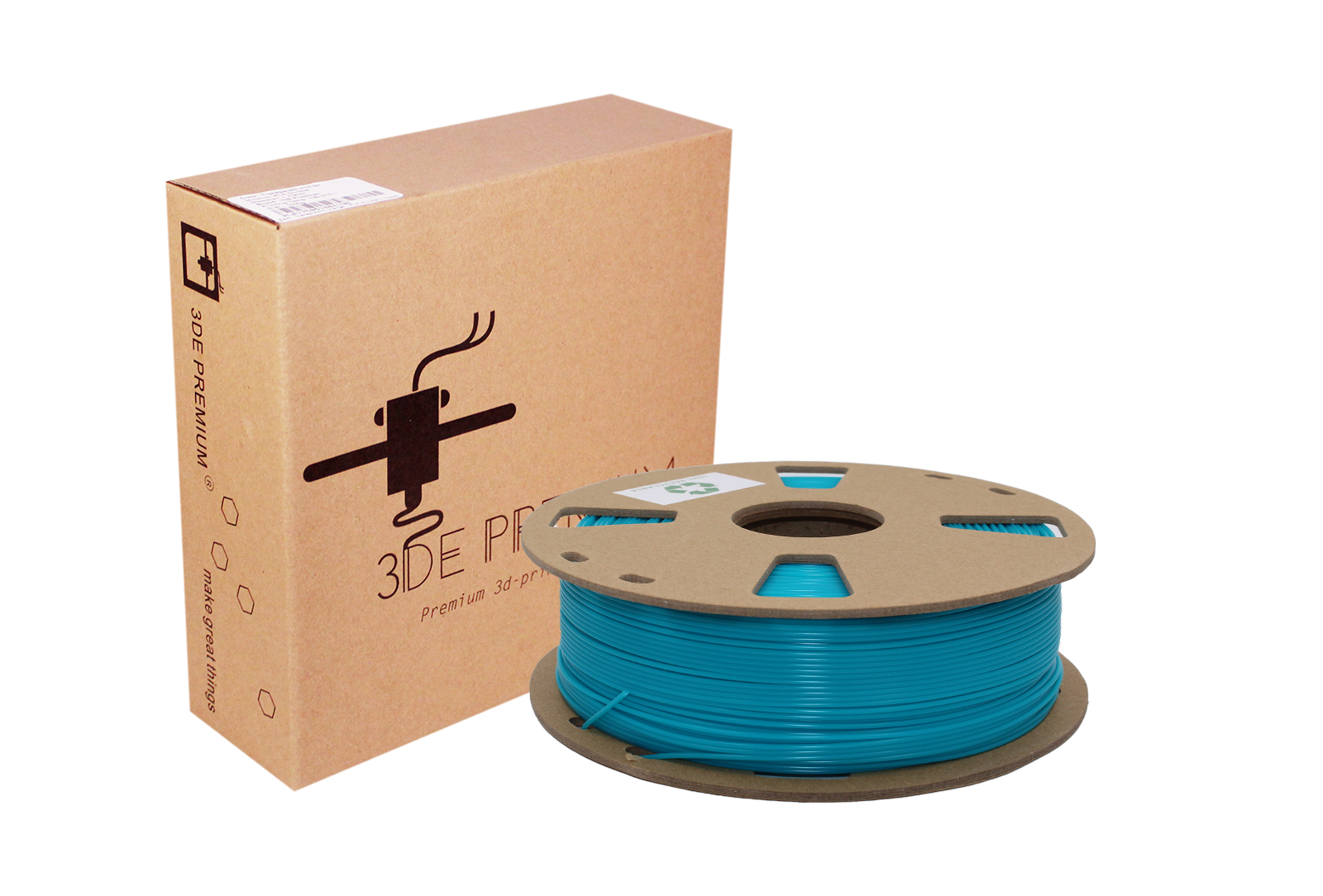 <tc>Wasserblau – 3DE Premium PLA – 1,75 mm</tc>