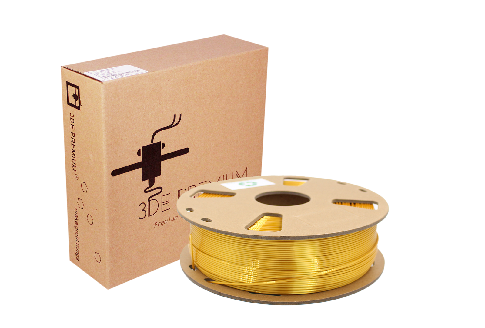 <tc>Seidiges Gold – 3DE Premium PLA – 2,85 mm</tc>