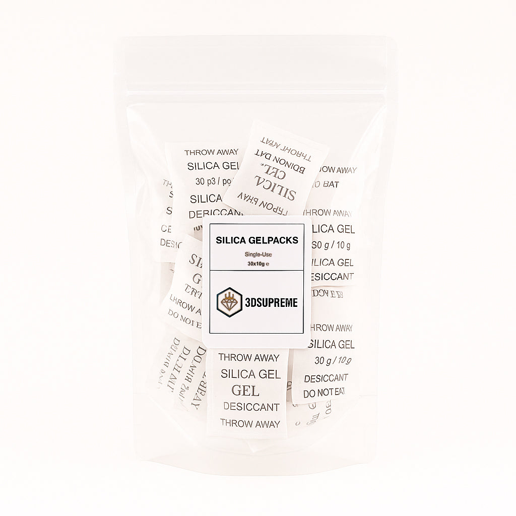 3DSUPREME - Silica Gel Packs - 30x10g - Single Use