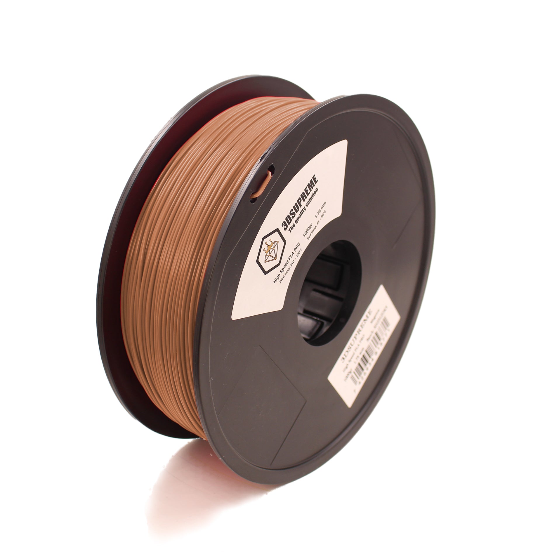 3DSUPREME - High Speed PLA PRO - Mahogany Brown - 1.75mm - 1kg