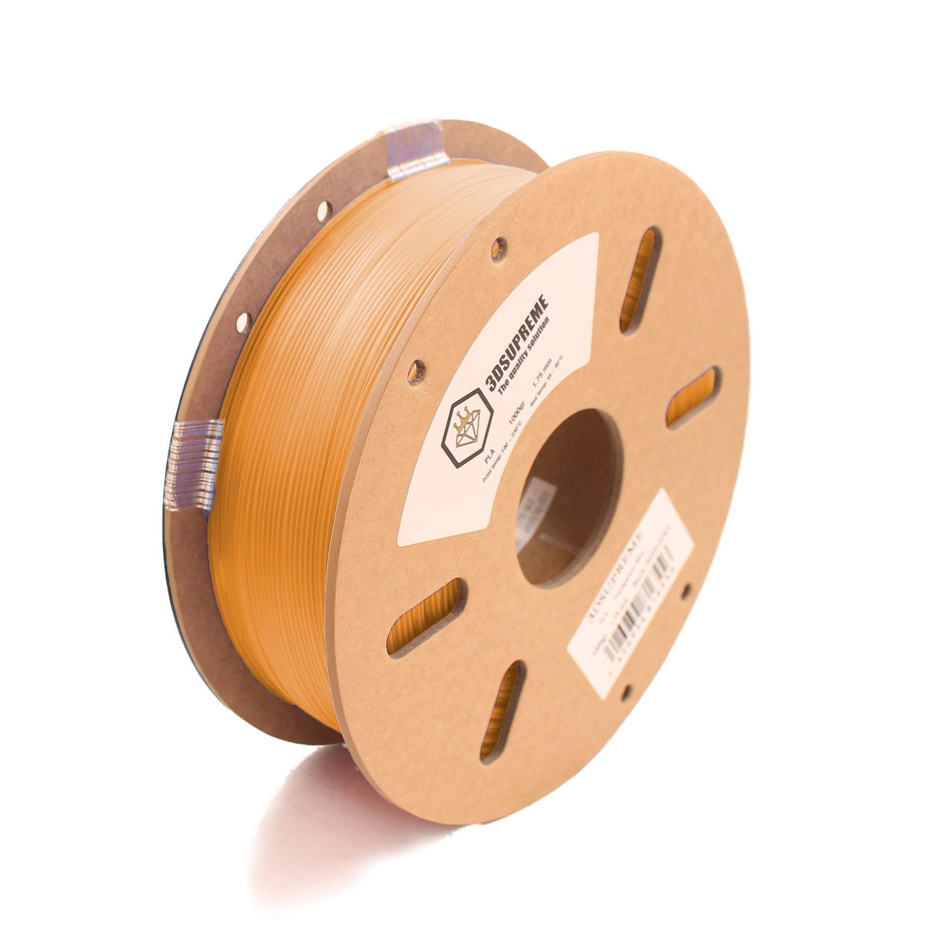 3DSUPREME - PLA - Transparent Orange - 1.75mm - 1kg