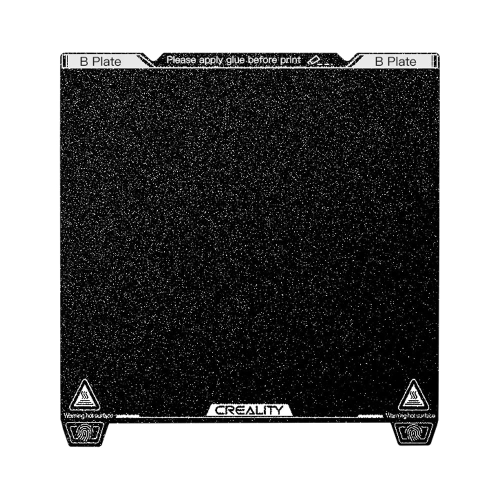 Creality 3D - PEI Build Plate Kit - 315x310mm / Type B - K1 Max - 2 dele