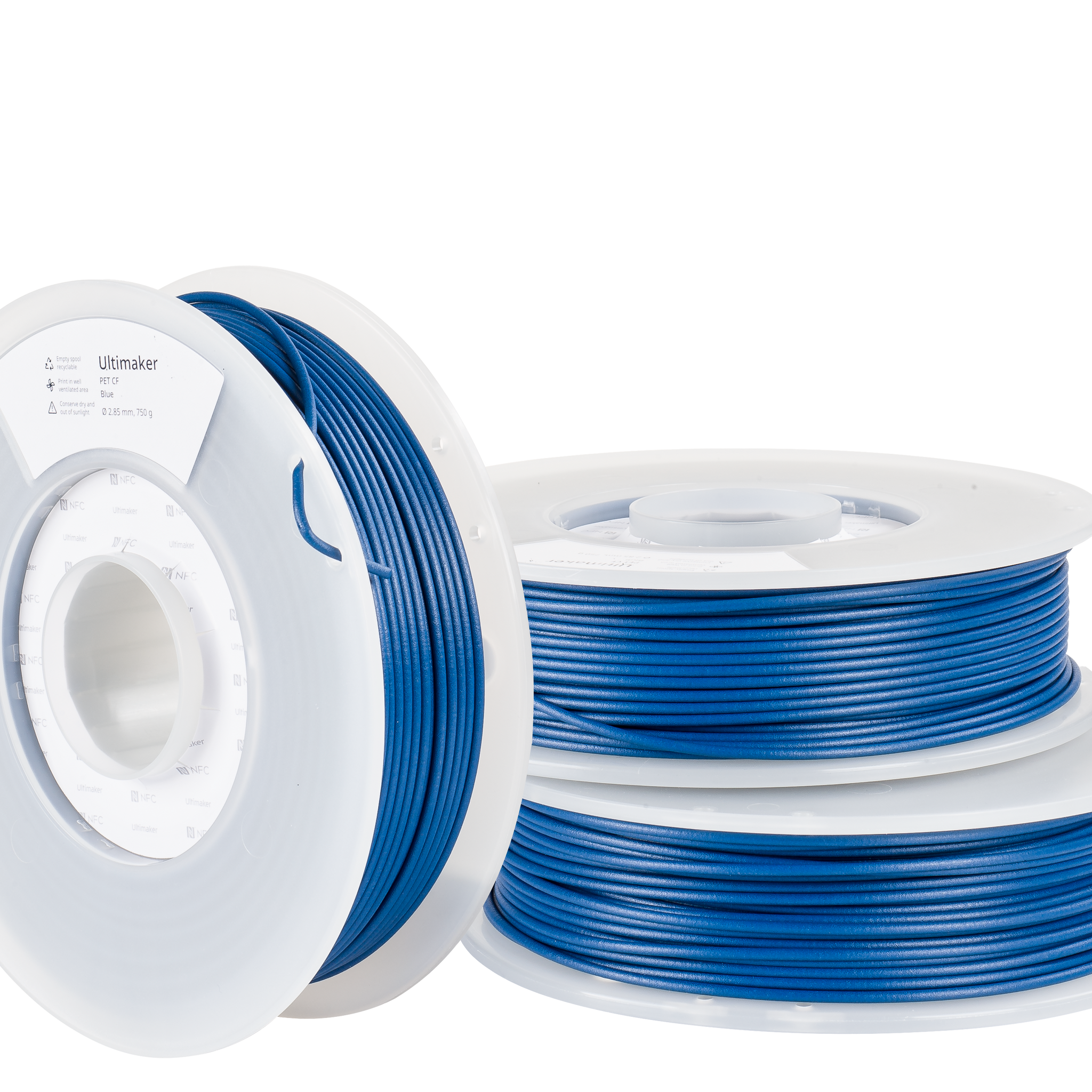 UltiMaker PETCF - Blue - 2.85mm - 750g