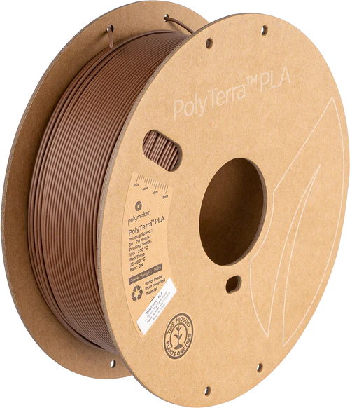 Polymaker - PolyTerra PLA - Earth Brown - 1.75mm - 1kg
