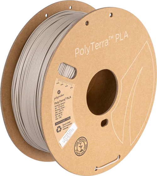 (UDGÅR) - Polymaker - PolyTerra PLA - Muted White - 1.75mm - 1kg