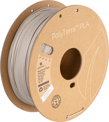 Polymaker - PolyTerra PLA - Muted White - 1.75mm - 1kg (SKADET EMBALLAGE)