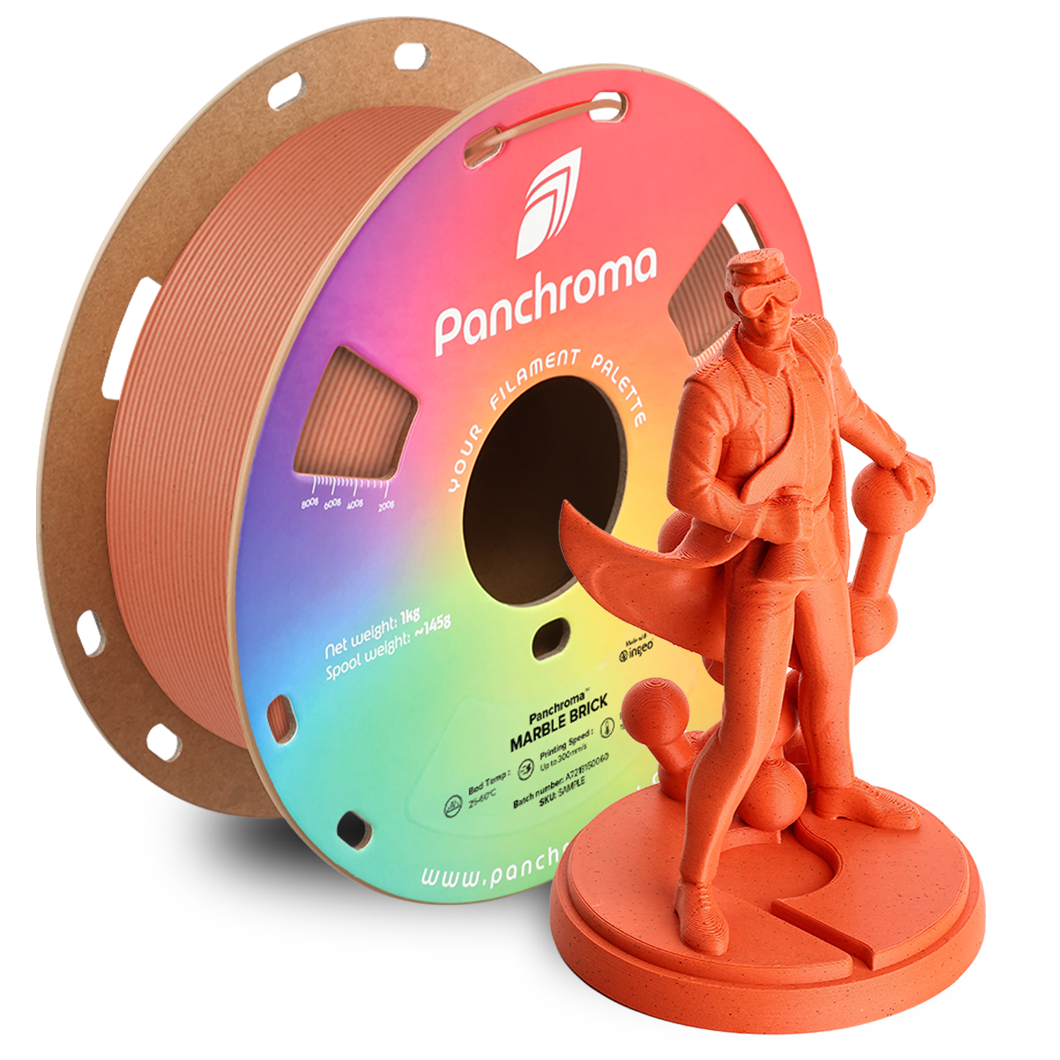 Polymaker - Panchroma™ PLA - Marble Brick - 1.75mm - 1kg