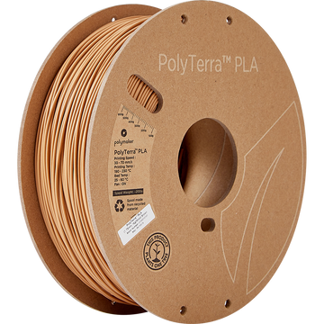 Polymaker - PolyTerra PLA - Wood Brown - 1.75mm - 1kg