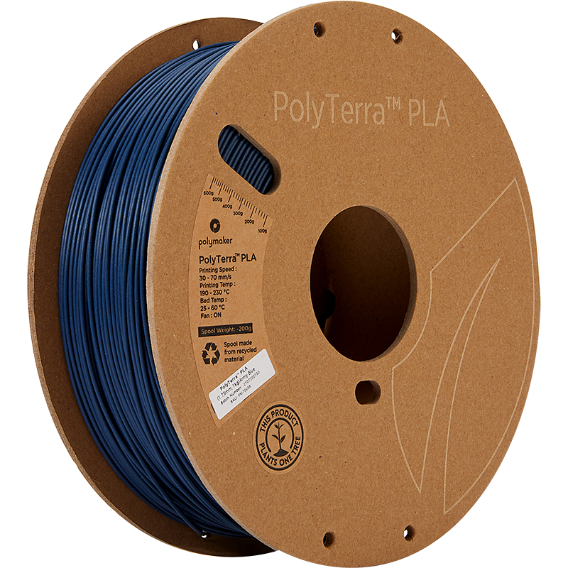 Polymaker - PolyTerra PLA - Army Blue - 1.75mm - 1kg