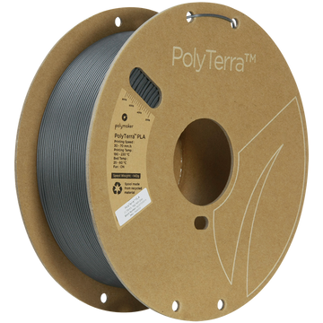 Polymaker - Polyterra PLA - Ash Grey - 1.75mm - 1kg