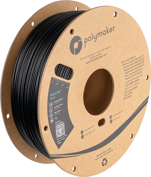 Polymaker Polylite PLA - Black - 1.75mm - 1kg