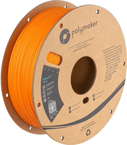 Polymaker Polylite PLA - Orange - 1.75mm - 1kg