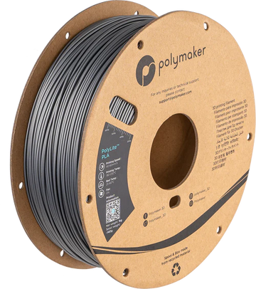 Polymaker Polylite - PLA - Steel Grey - 1.75mm - 1kg