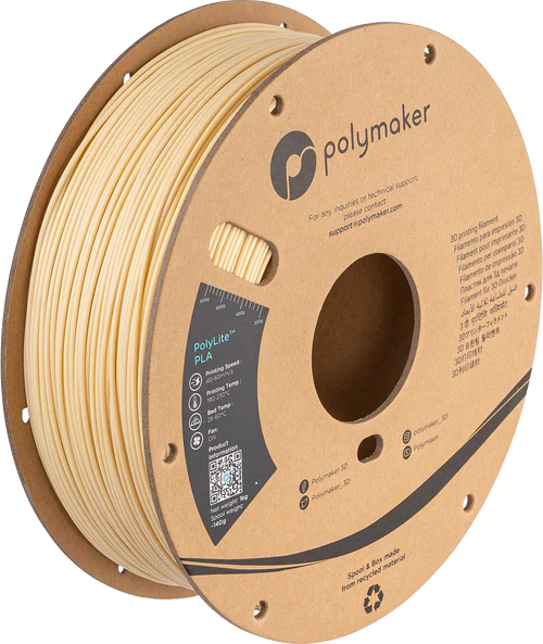 Polymaker Polylite PLA - Cream - 1.75mm - 1kg