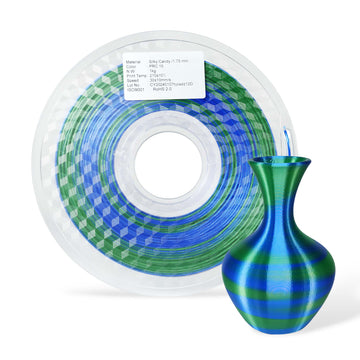 3DE Premium - PLA - Candy Rainbow - Blue, Green V2 - 1.75mm - 1kg