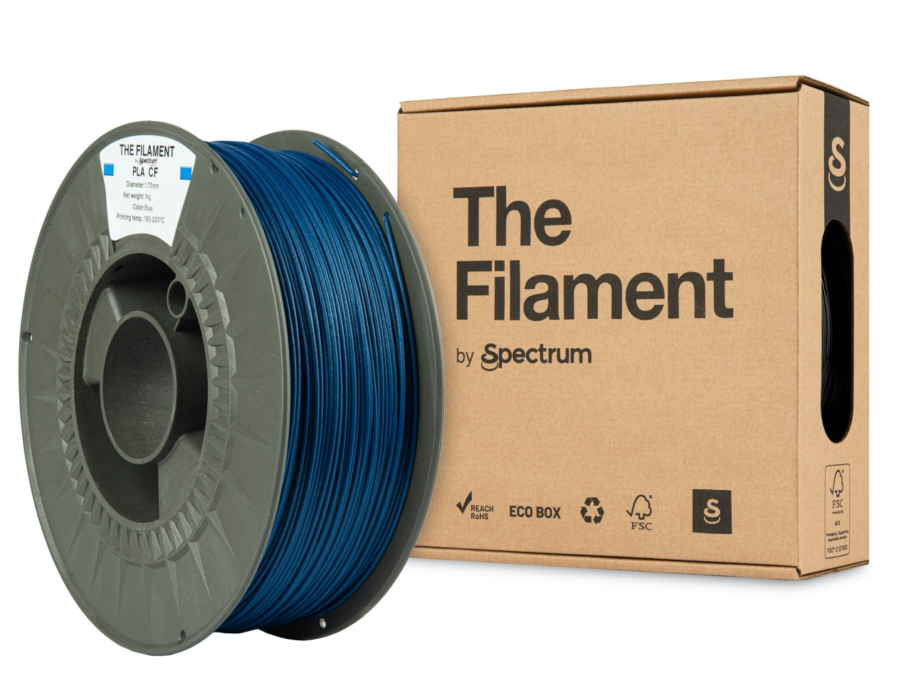 The Filament - PLA CF - Blue - 1.75mm 1kg