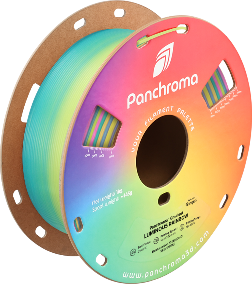 Polymaker -  Panchroma™ PLA Gradient - Luminous Rainbow - 1.75mm - 1kg