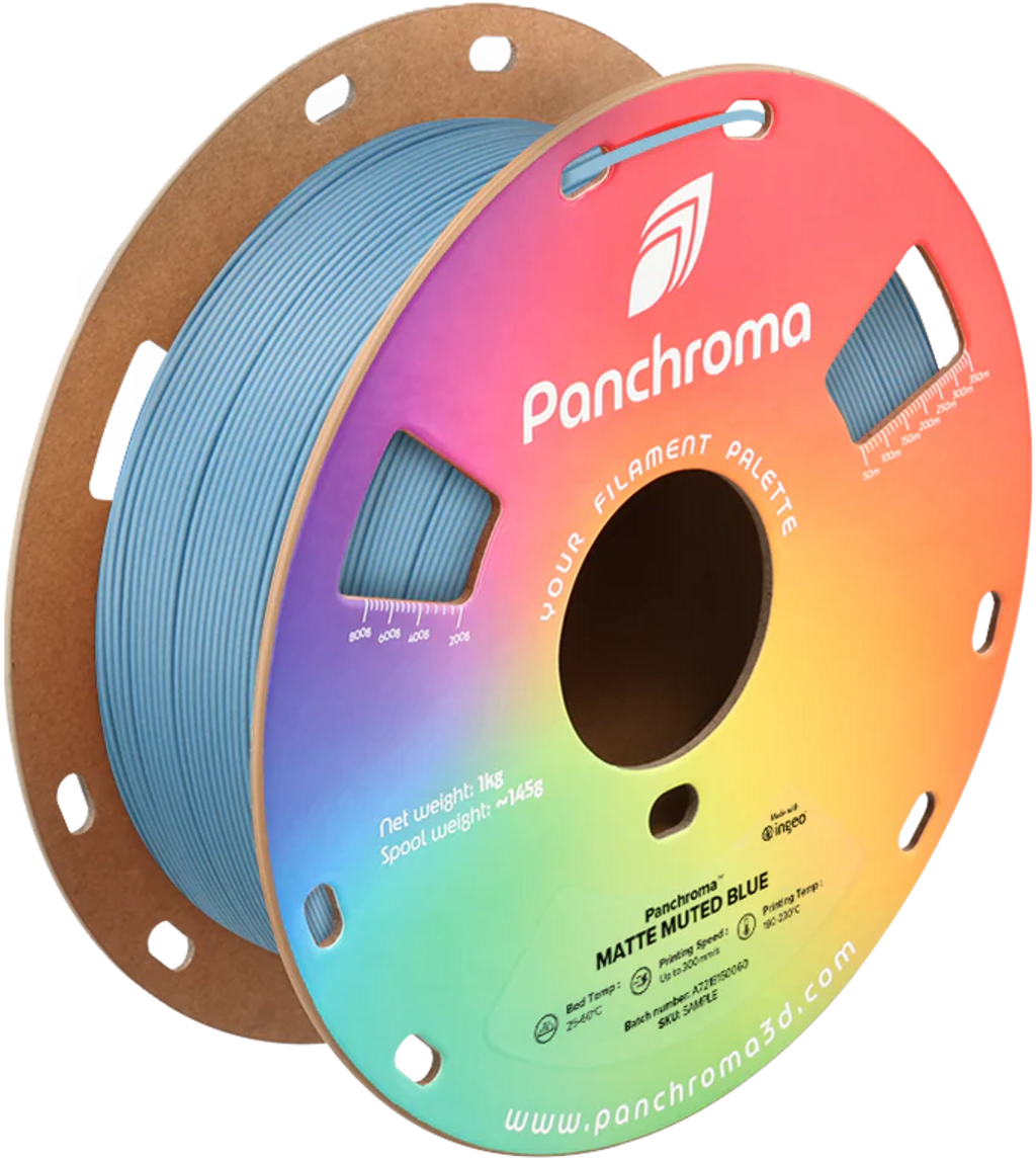 Polymaker - Panchroma™ PLA - Matte Muted Blue - 1.75mm - 1kg