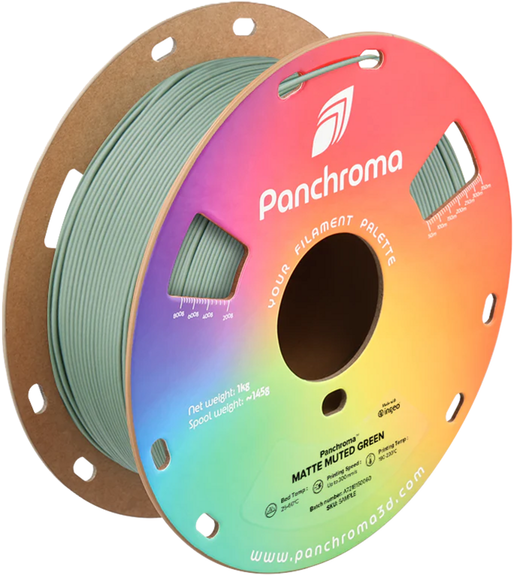 Polymaker - Panchroma™ PLA - Matte Muted Green - 1.75mm - 1kg