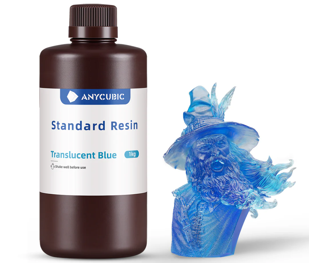 Anycubic Resin - Standard - Translucent Blue - 1L