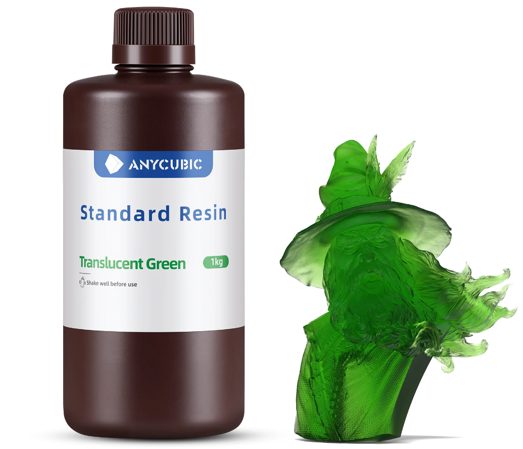 Anycubic Resin - Standard - Translucent Green - 1L