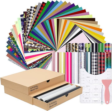 XTool - Heat Transfer Vinyl Kit (60 pcs+3rolls)