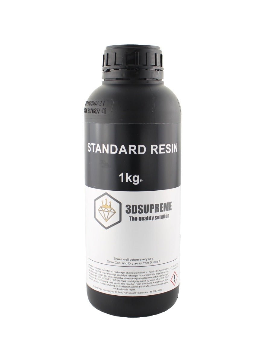 3DSUPREME - Standard Resin - Jet Black - 1kg