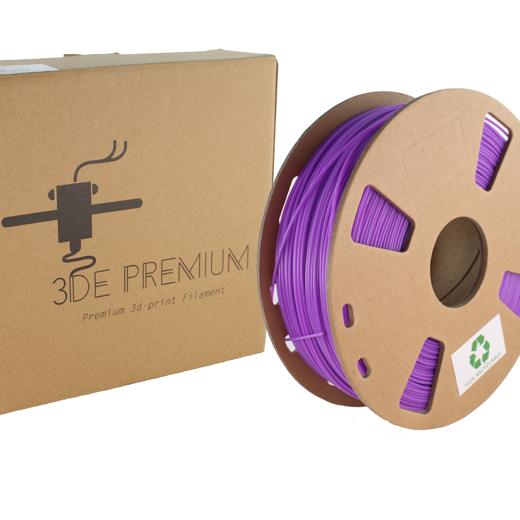 3DE Premium - PLA - Purple - 1.75mm - 1kg