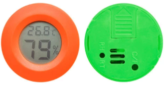 Mini LCD Digital Thermometer Hygrometer (Pick a Color)