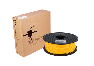 3DE Premium - PETG - Fluorescent Yellow (Solid Color) - 1.75mm - 1kg - Limited Edition