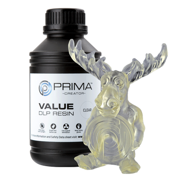 PrimaCreator Value UV-DLP Resin - Clear - 500ml