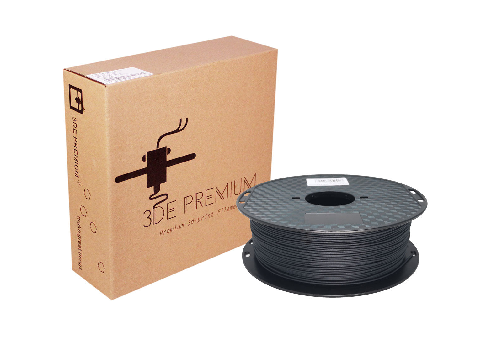 <tc>Nylon CarbonForce (PA6) – 3DE Premium – Schwarz 1,75 mm</tc>