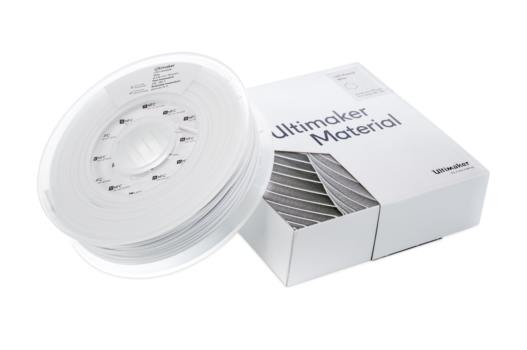 UltiMaker CPE+ - White - 750g