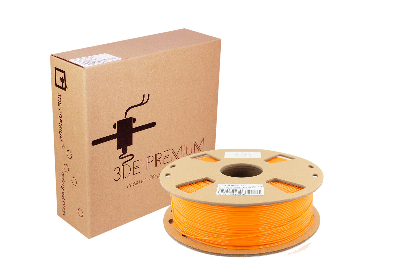 <tc>Solides warmes Gelb – 3DE Premium PETG – 1,75 mm (Limitierte Auflage)</tc>