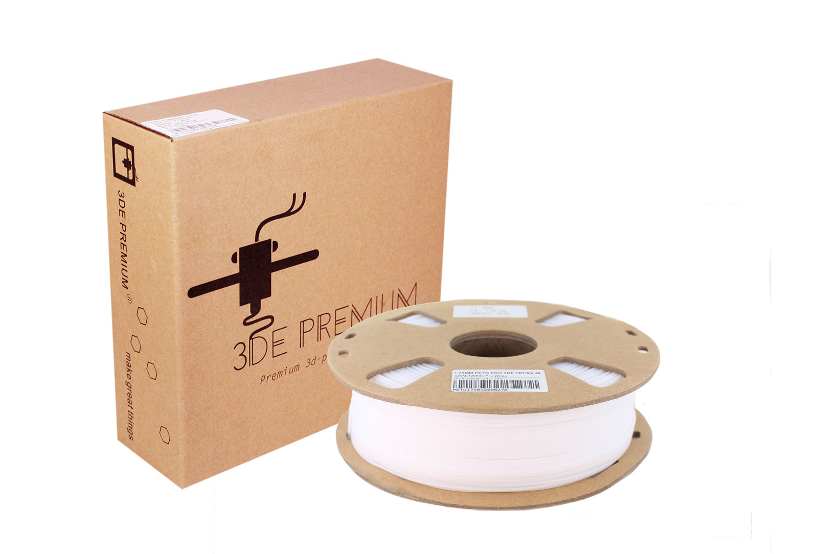 <tc>PRO Weiß – 3DE Premium PETG PRO – 1,75 mm</tc>